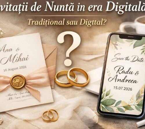Invitatiile de nunta in era digitala: cum alegi varianta potrivita pentru un eveniment memorabil